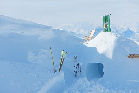 Ein wahrgewordener Wintertraum (Bildnachweis: Glungezerhütte) Ein wahrgewordener Wintertraum (Bildnachweis: Glungezerhütte)