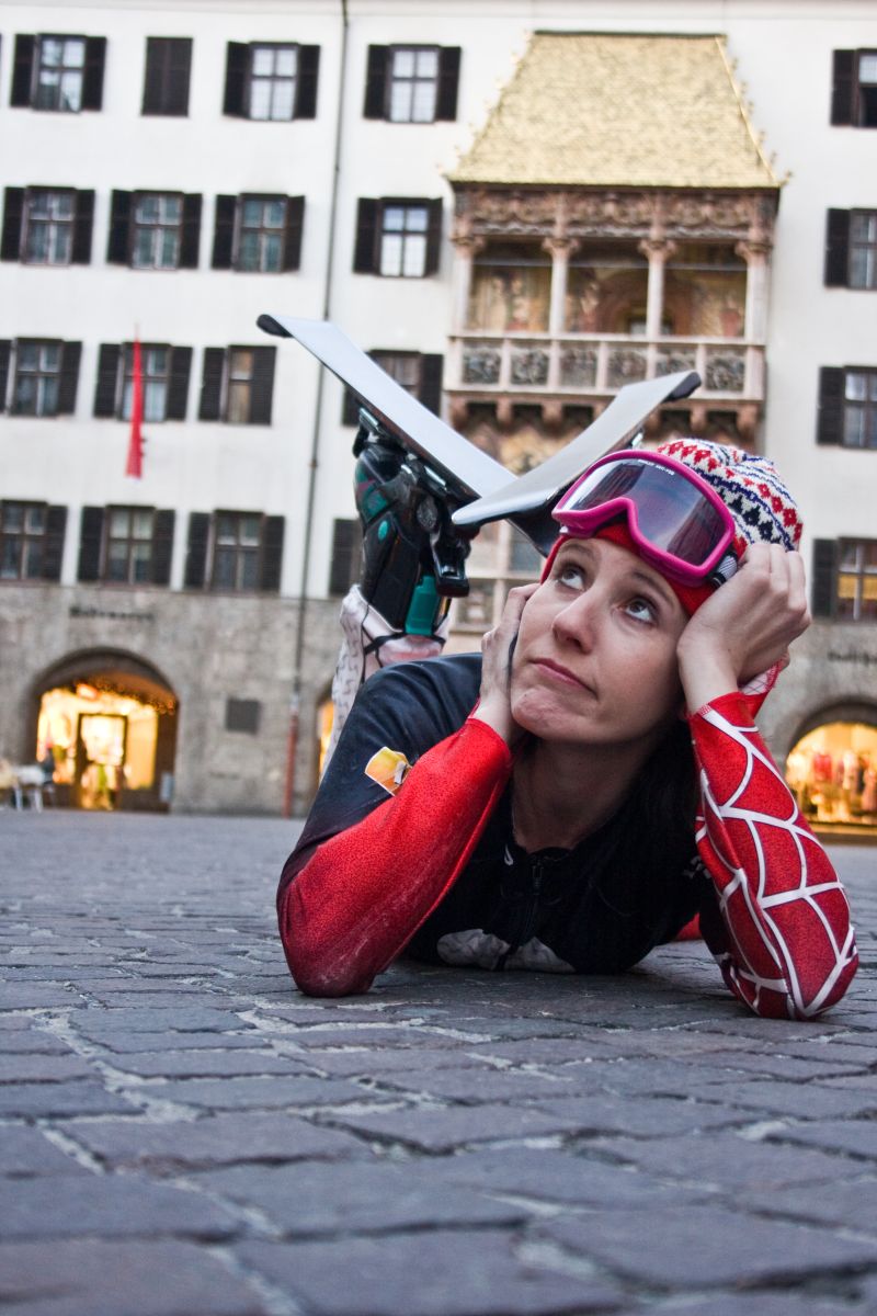 Ski-Komödiantin Tanja Ghetta