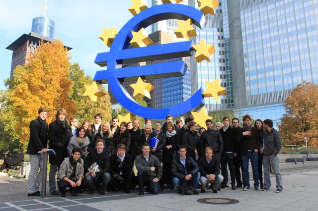 CBS-Finance Club vor der Europäischen Zentralbank CBS-Finance Club vor der Europäischen Zentralbank
