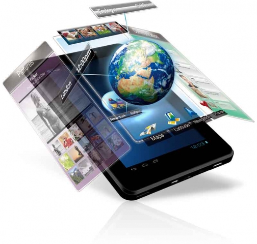 ViewPad G70 mit ViewScene 3D-Oberfläche ViewPad G70 mit ViewScene 3D-Oberfläche
