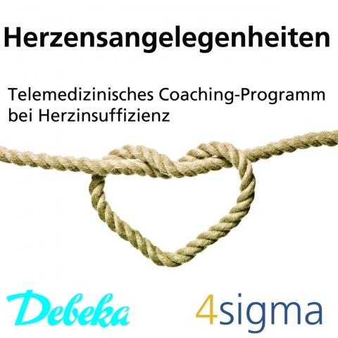Herzensangelegenheiten - Debeka und 4sigma kooperieren bei telemedizinischem Coachingprogramm Herzin Herzensangelegenheiten - Debeka und 4sigma kooperieren bei telemedizinischem Coachingprogramm Herzin