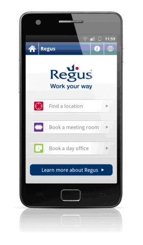 Regus veröffentlicht seine Android-App und bietet damit mehr Mobilität für flexible Arbeitsplatzlösu Regus veröffentlicht seine Android-App und bietet damit mehr Mobilität für flexible Arbeitsplatzlösu