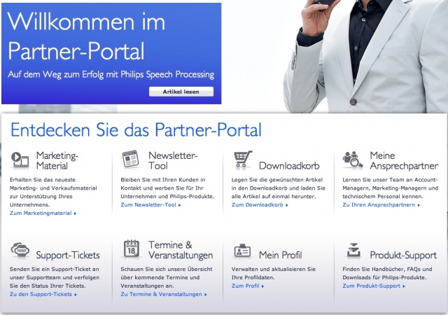 Willkommen im Partner-Portal Willkommen im Partner-Portal