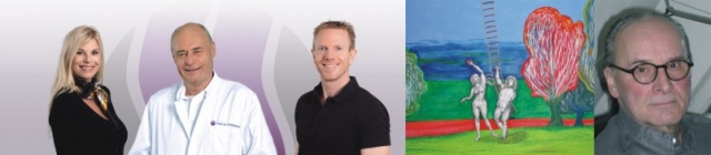 Ligamenta Zentrum fürÄsthetische Chirurgie mit Celia Teichert, Prof. Dr. Ralf Michel, Jan Hasnen un Ligamenta Zentrum fürÄsthetische Chirurgie mit Celia Teichert, Prof. Dr. Ralf Michel, Jan Hasnen un