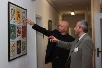 Ausstellung des Leipziger Künstlers Fischer-Art im BTZ Dresden