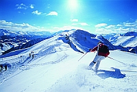 Skifahrer im Gelände (Raurisertal) Skifahrer im Gelände (Raurisertal)