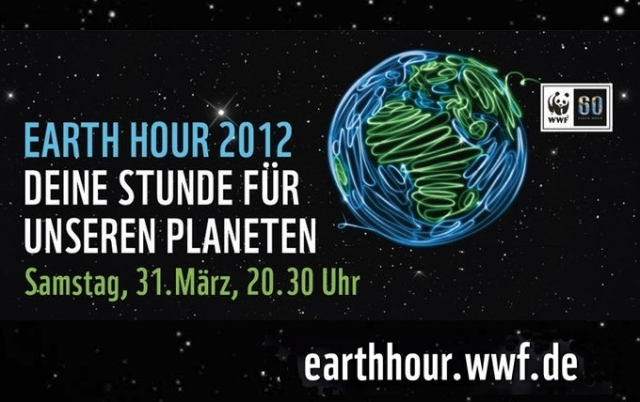 WWF Earth Hour 2012 am 31. März 2012 um 20:30 Uhr: Deine Stunde für unseren Planeten. http://earthho WWF Earth Hour 2012 am 31. März 2012 um 20:30 Uhr: Deine Stunde für unseren Planeten. http://earthho