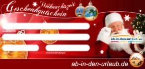 Ab-in-den-urlaub.de Weihnachtsgutschein