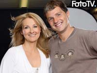Manfred Baumann mit Frauke Ludowig