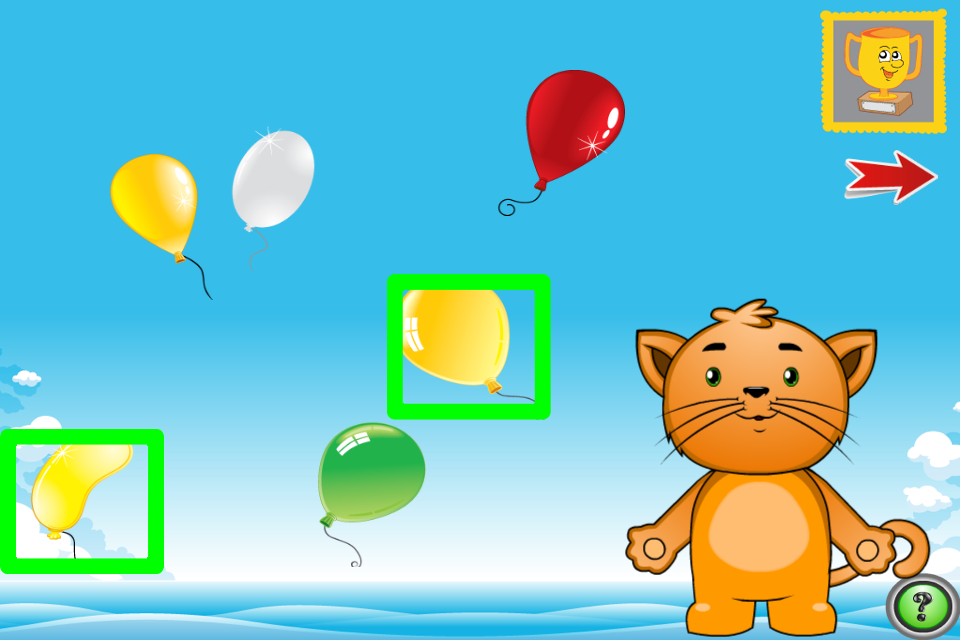 Kindergarten Kitty ist die Nummer 1 App in Deutschland in der Kategorie Spiele / Bildung.