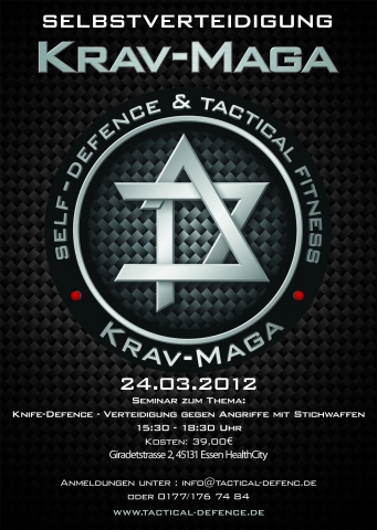 Anmeldungen an: info@tactical-defence.de