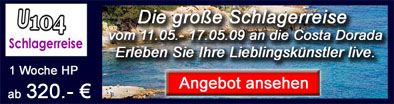 Die u104 Schlager.- Party Reise