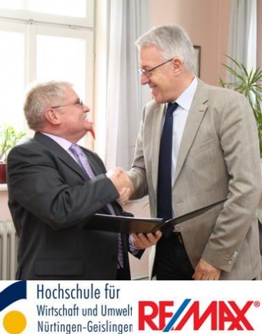 Prof. Dr. oec. Werner Ziegler und Regionaldirektor Kurt Friedl