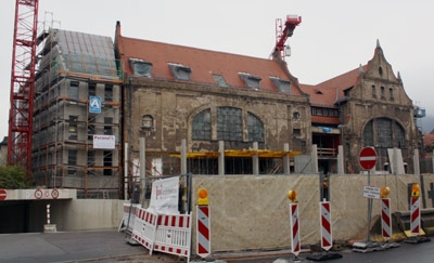 Die Poranzl GmbH aus Neunkirchen ist zuständig für den Estrich im Alten Hallenbad in Heidelberg.