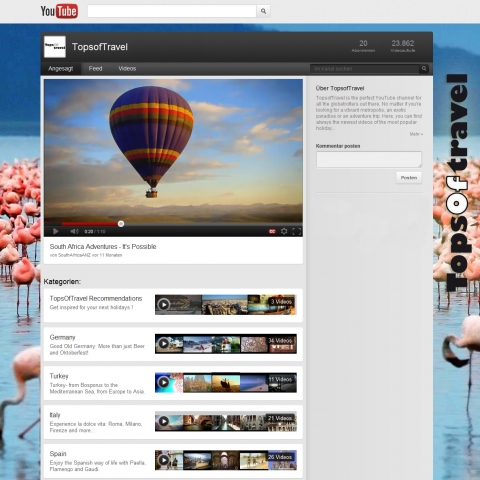 Tops of Travel YouTube Channel