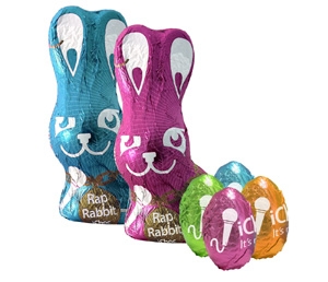 Mit Verantwortung Naschen - iChoc Bio-Osterhase RapRabbit