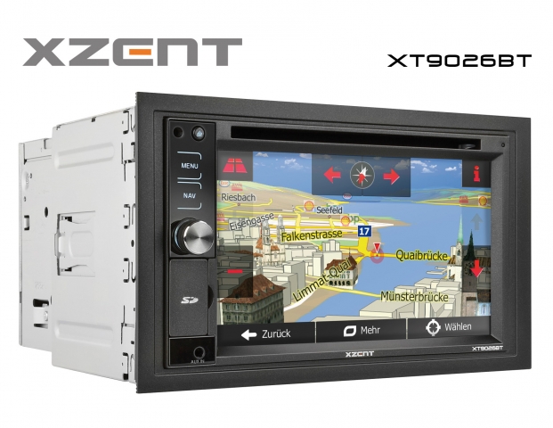 XT9026BT: 2-DIN Festeinbaunavigation von Xzent XT9026BT: 2-DIN Festeinbaunavigation von Xzent