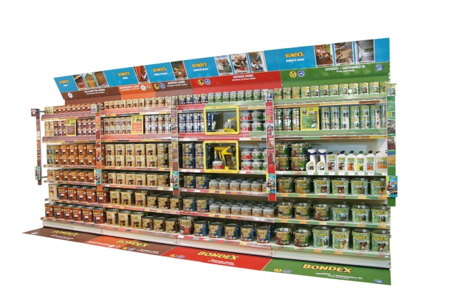 Das passende Produkt zur Anwendung? Mit dem neuen Farbleitsystem von Bondex ist es schnell im umfass
