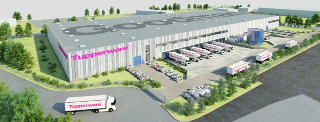 Visualisierung des Logistikzentrums für Tupperware Visualisierung des Logistikzentrums für Tupperware