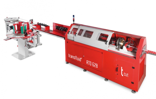 transfluid-Technologie t cut für wirtschaftlich spanloses Trennen von Rohren.