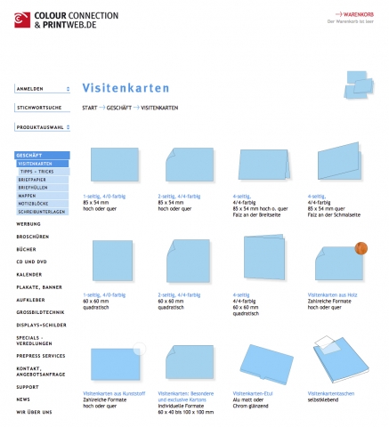 Brandneuer Online-Shop bei printweb.de