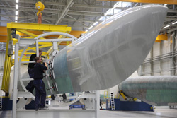Um XXL-Produkte wie Rotorblätter geht es beim Arbeitskreistreffen am 22. Mai 2012 (Quelle:Nordex SE)
