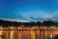 Blick auf Bodenwerder zum Lichterfest. (Bild: Ausschließlich zur Verwendung mit der Pressemeldung)