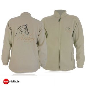 Jacke bestickt mit Stickmuster Jacke bestickt mit Stickmuster