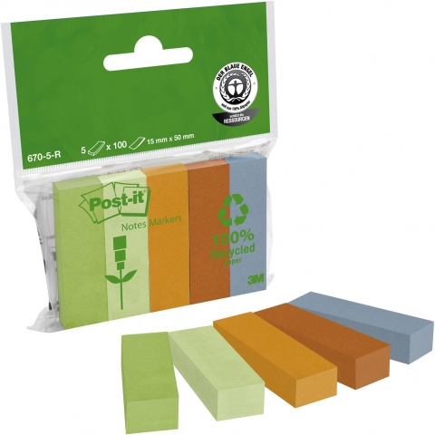 Nachhaltig markieren? mit den neuen Post-it Recycling Page Markern Nachhaltig markieren? mit den neuen Post-it Recycling Page Markern