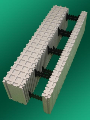 Die Neoporsteine von Styro Stone beiten jede gewünschte Außendämmung (hier 15cm) und eine Innendämmu Die Neoporsteine von Styro Stone beiten jede gewünschte Außendämmung (hier 15cm) und eine Innendämmu