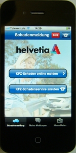 Mit der neuen iPhoneApp der Helvetia können Autofahrer schnelle Unterstützung bei Pannen erhalten. Mit der neuen iPhoneApp der Helvetia können Autofahrer schnelle Unterstützung bei Pannen erhalten.