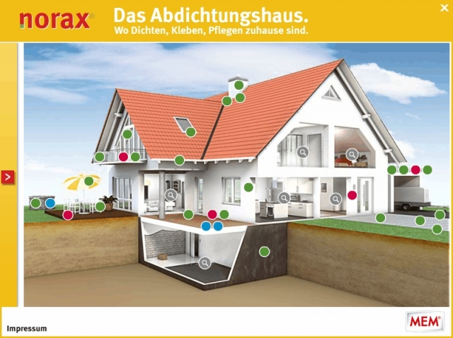 Treten Sie ein in das Norax Abdichtungshaus Treten Sie ein in das Norax Abdichtungshaus