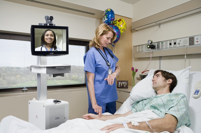 Healthcare Anwendung im Patientenzimmer Healthcare Anwendung im Patientenzimmer