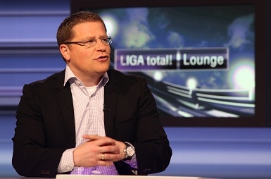 Max Eberl in der LIGA total! Lounge (www.ligatotal.de)