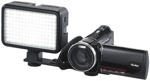 Somikon Foto- und Videoleuchte mit 135 Tageslicht-LEDs Somikon Foto- und Videoleuchte mit 135 Tageslicht-LEDs