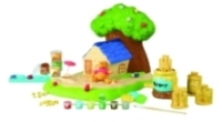 Winnie Poohs Abenteuerland mit beweglichen Figuren zum Selbstbauen.