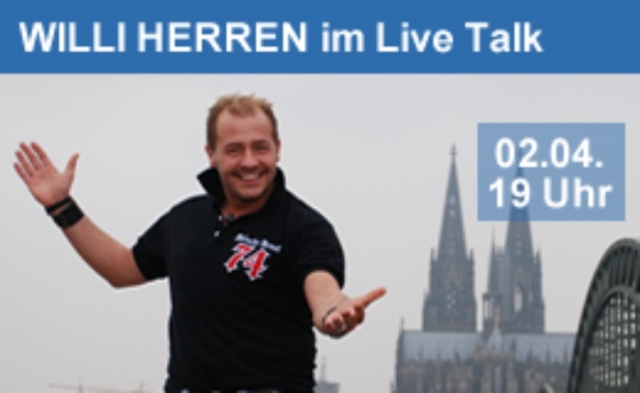 Willi Herren im Live-Promi-Talk auf manytoo.com Willi Herren im Live-Promi-Talk auf manytoo.com