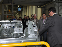 Das Regionalmarketing Oberpfalz zu Gast im BMW Werk Regensburg (Foto: Regionalmarketing). Das Regionalmarketing Oberpfalz zu Gast im BMW Werk Regensburg (Foto: Regionalmarketing).