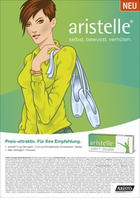 Fachanzeige „aristelle®“ von Aristo Pharma mit Keyvisual
