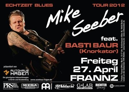 Am 27. April 2012 live in Berlin: Mike Seeber feat. Basti Baur (Knorkator), präsentiert von Autohaus Am 27. April 2012 live in Berlin: Mike Seeber feat. Basti Baur (Knorkator), präsentiert von Autohaus