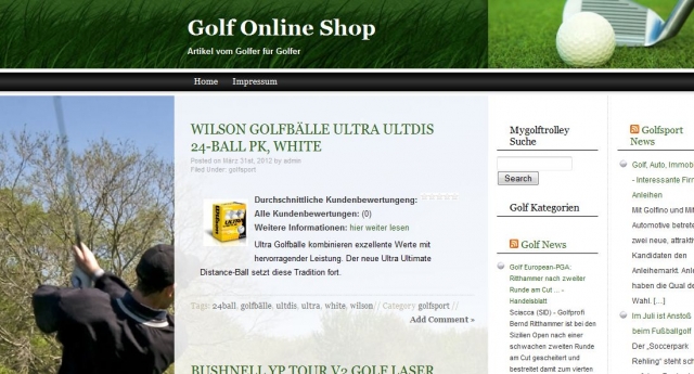 Golf Online Shop Golf Online Shop