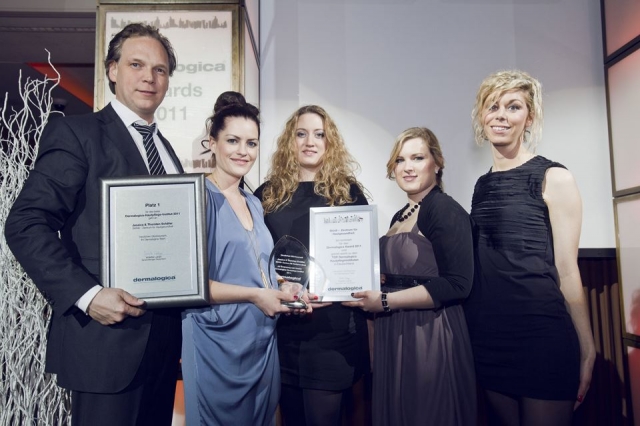Das SKIN8-Team bei der Dermalogica Award-Verleihung -