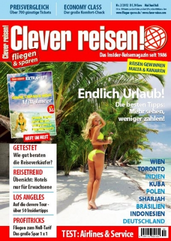 Clever reisen! 2/12 ab sofort am Kiosk!