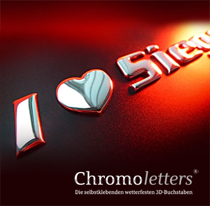 Eine glänzende Idee: Chromoletters Eine glänzende Idee: Chromoletters