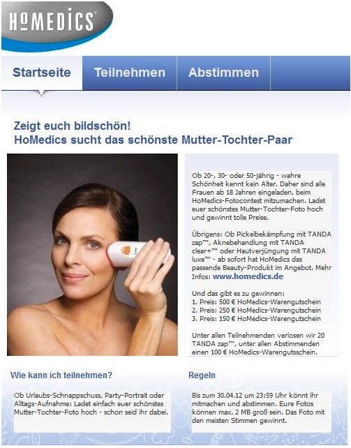 HoMedics-Fotocontest