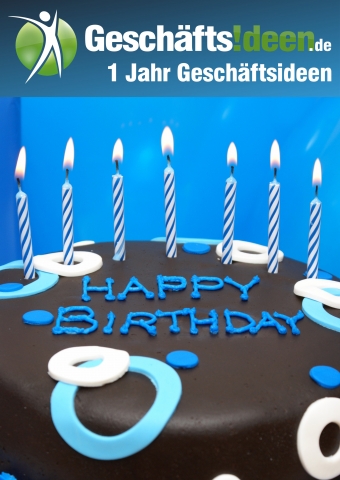 1 Jahr Geschäftsideen.de 1 Jahr Geschäftsideen.de