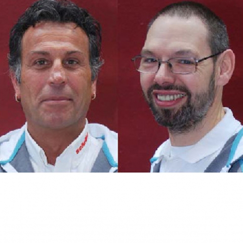 Detlev Dressler (links) und Bernd Dietz (rechts) feierten ihr 5-jähriges Firmenjubiläum beim Bad Hom Detlev Dressler (links) und Bernd Dietz (rechts) feierten ihr 5-jähriges Firmenjubiläum beim Bad Hom