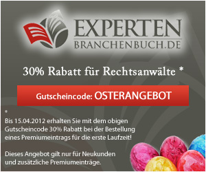 30% Rabatt für Rechtsanwälte, Steuerberater und Übersetzer 30% Rabatt für Rechtsanwälte, Steuerberater und Übersetzer