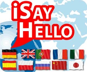 iSayHello Reisewörterbuch App für das iPhone und alle Android Smartphones
