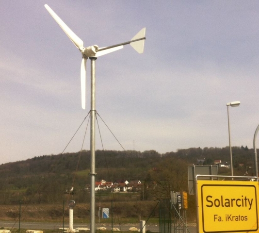 Windkraft Musteranlage in Weissenohe